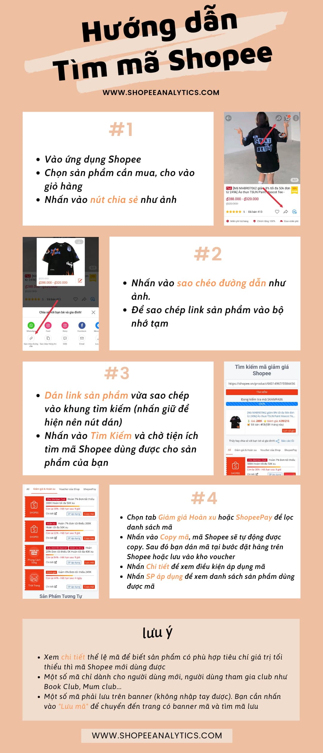 Hướng dẫn Tìm mã Shopee